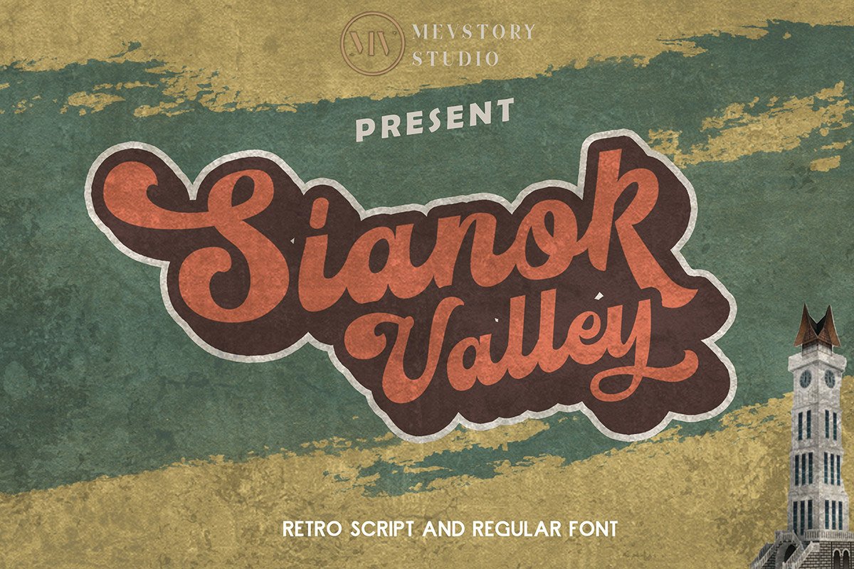 Free Sianok Valley Retro Font