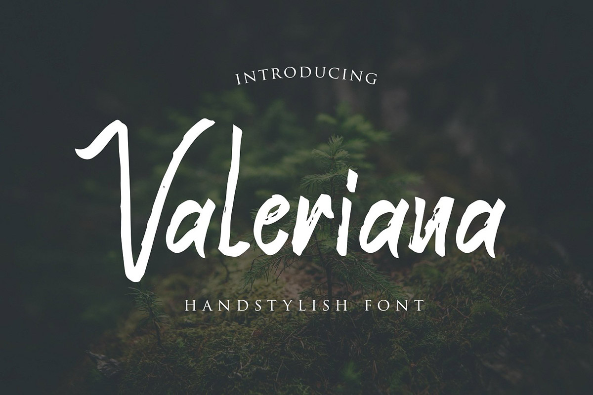 Free Valeriana Handstylish Font