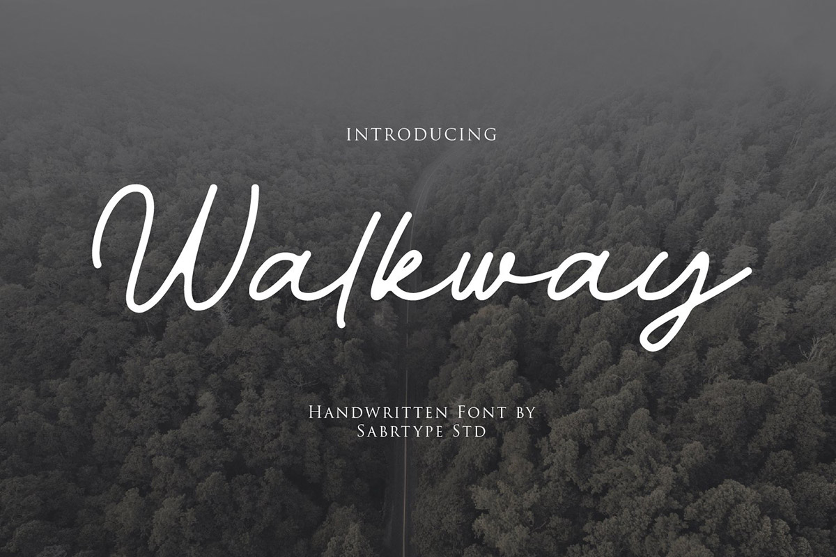 Free Walkway Handwriten Font