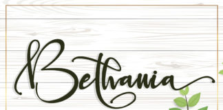 Free Bethania Calligraphy Font