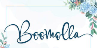 Free Boomolla Calligraphy Font