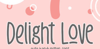 Free Delight Love Handwritten Font