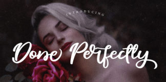 Free Done Perfectly Calligraphy Font