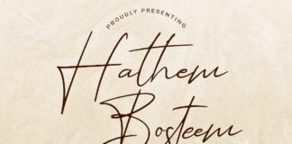 Free Hathem Bosteem Signature Font