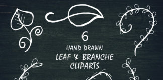 Free Leaf & Branche Handmade Cliparts