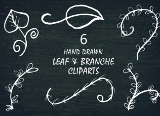 Free Leaf & Branche Handmade Cliparts
