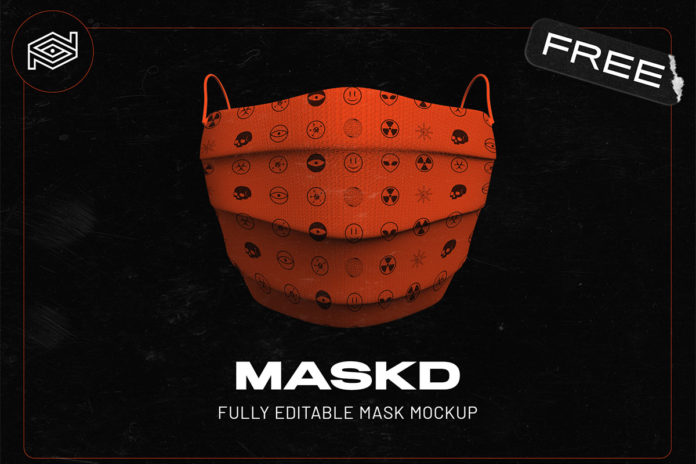 Free MASKD Mask Mockup
