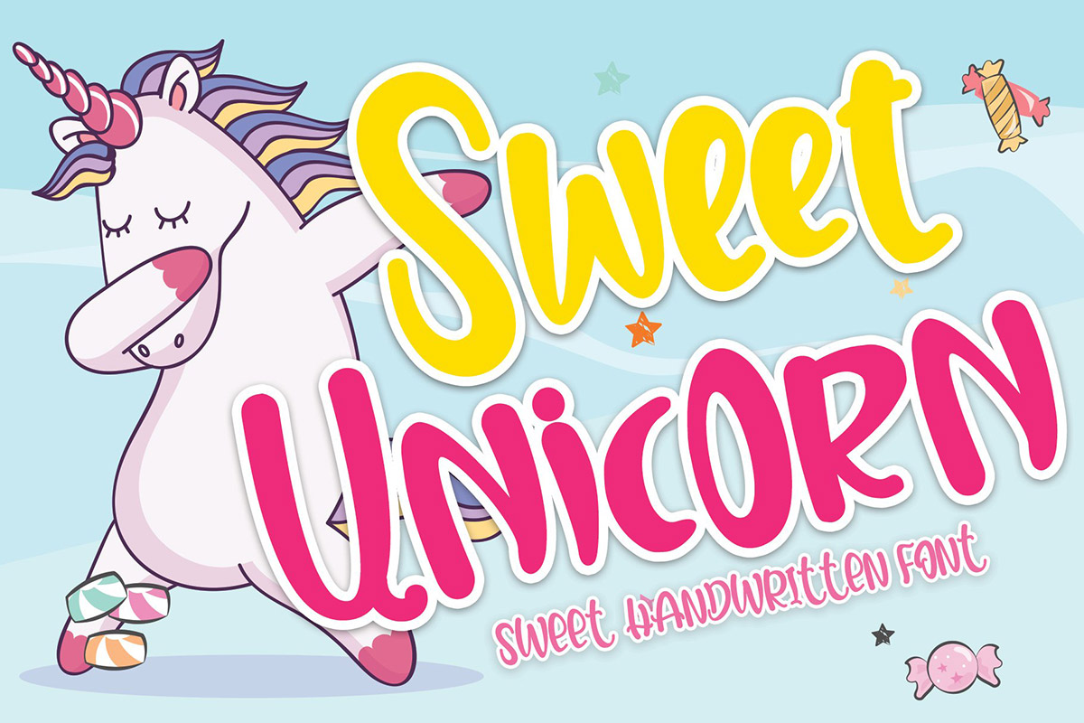 Free Sweet Unicorn Display Font