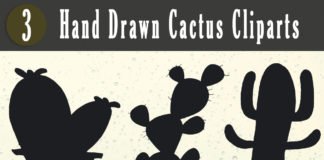 Free Handmade Cactus Cliparts