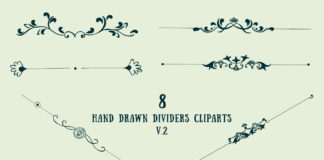 Free Handmade Dividers Cliparts V2