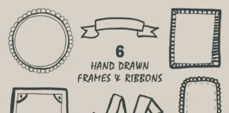 Free Handmade Frames & Ribbons Cliparts