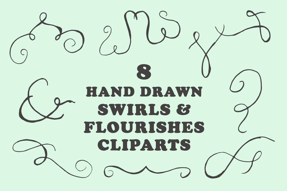Free Swirls & Flourishes Cliparts