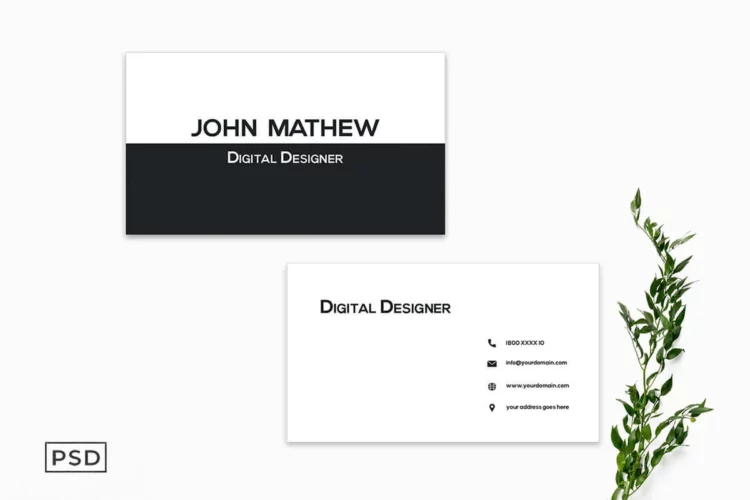 Creative Business Card Template V5 Feature Image