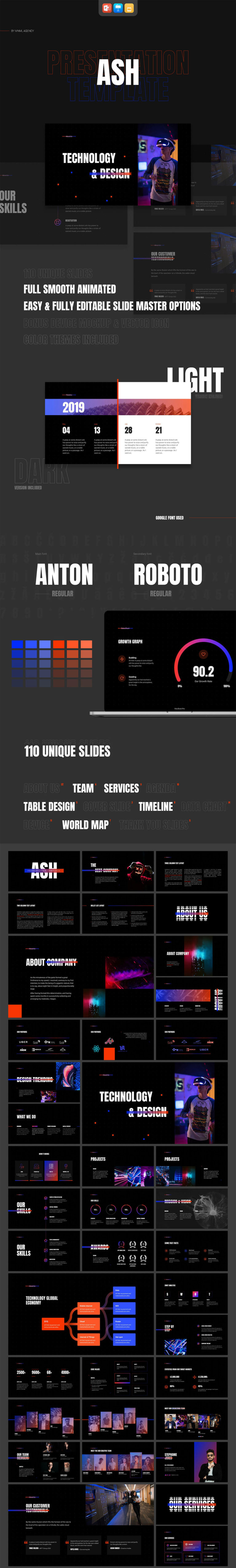 Ash Presentation Template - Free Download