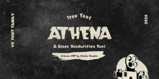 Free Athena Greek Handwritten Font