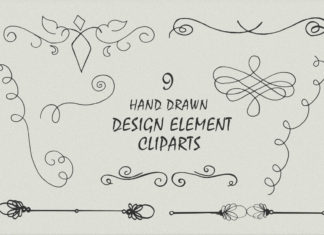 Free Handmade Design Element Cliparts