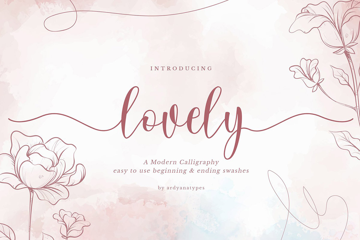 Free Lovely Calligraphy Font