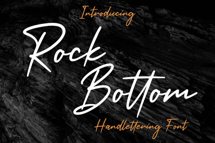 Free Rock Bottom Handwritten Font