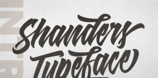 Free Shanders Brush Font