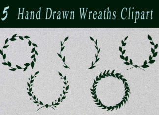 Free Handmade Wreaths Clipart