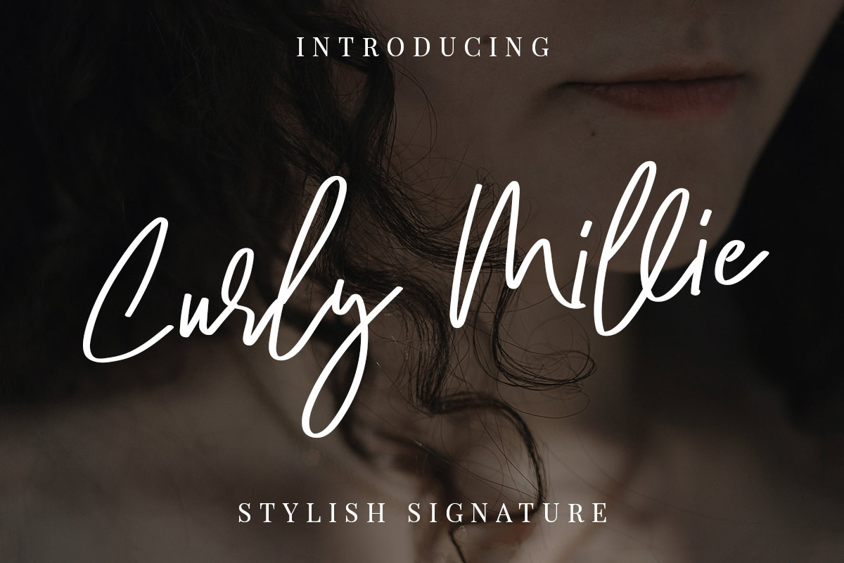 Free Curly Millie Signature Font