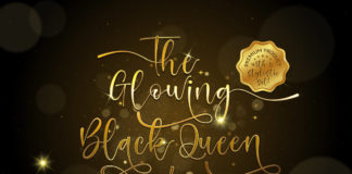 Free Glowing Black Queen Calligraphy Font