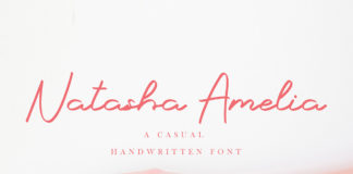 free amelia script font