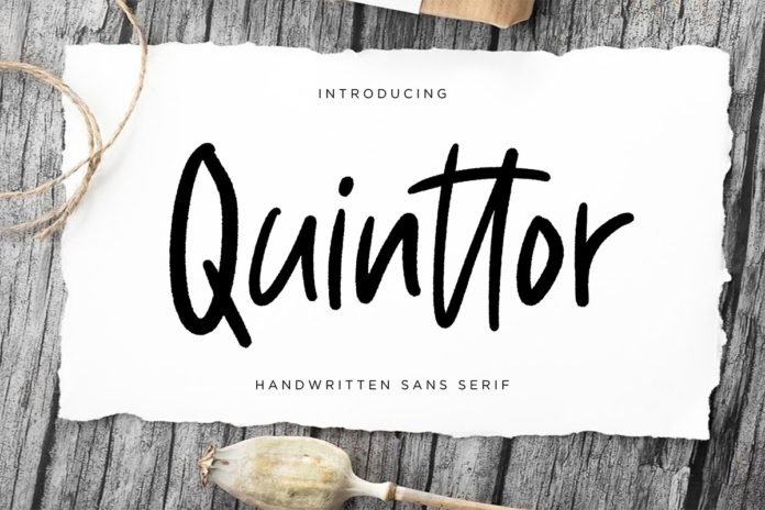 Free Quinttor Sans Serif Font