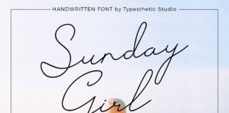 Free Sunday Girl Script Font