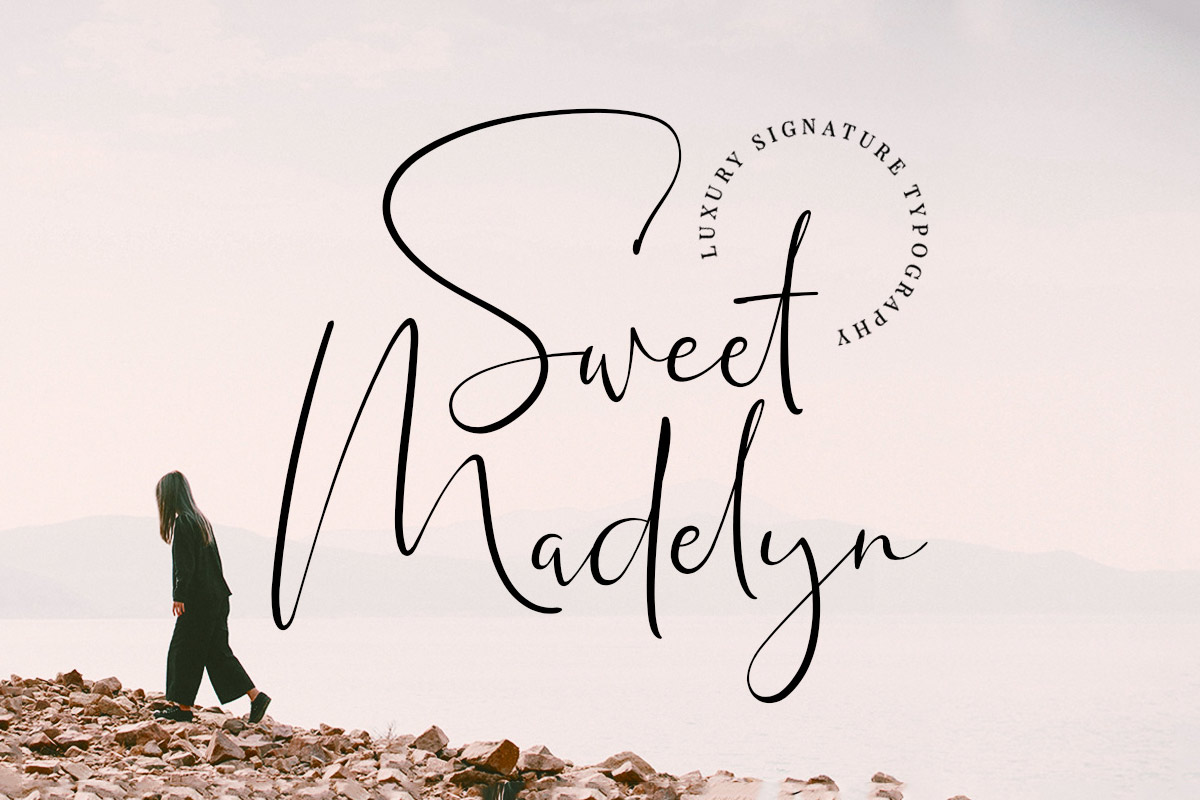 Free Sweet Madelyn Signature Font