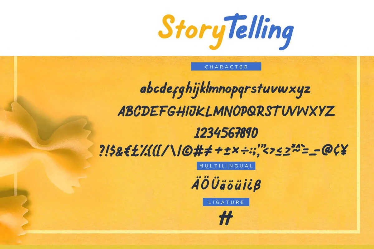 Story Telling Display Font Preview 4