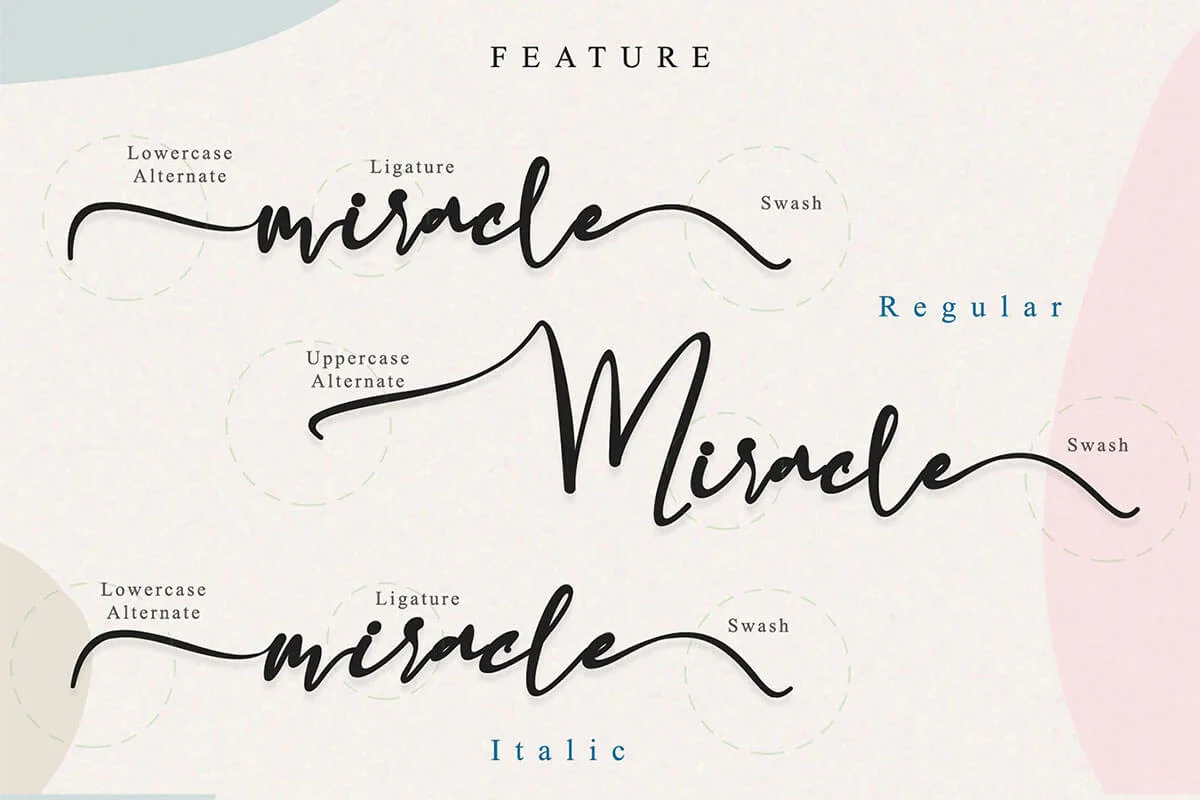 Summer Miracle Handwritten Font Preview 5