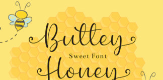 Free Buttey Honey Script Font