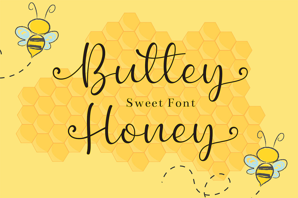 Free Buttey Honey Script Font