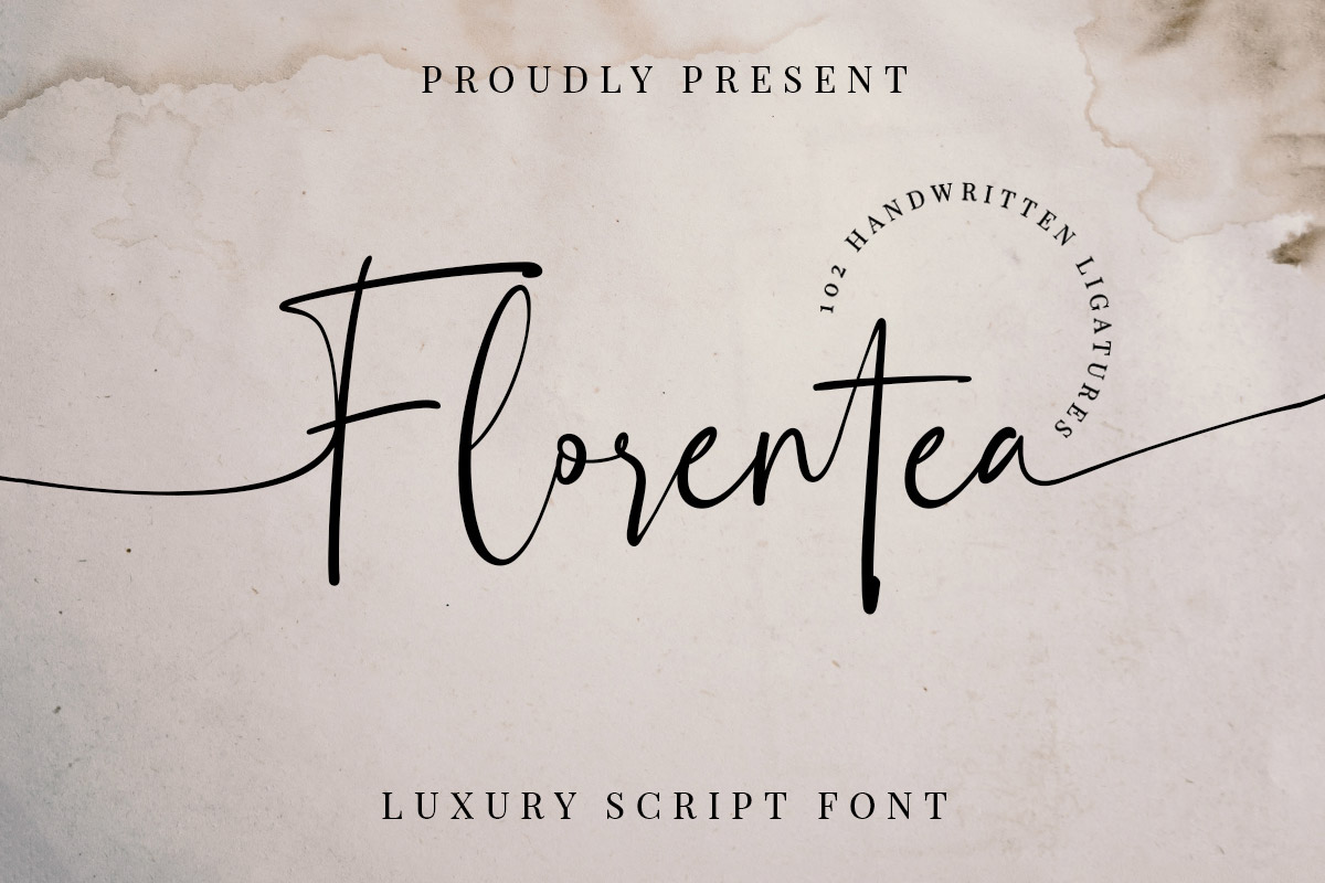 Free Florentea Luxury Script Font