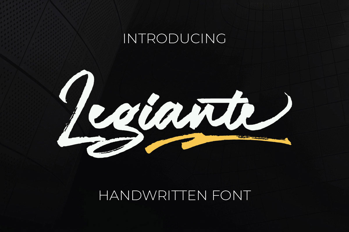 Free Legiante Handwritten Font