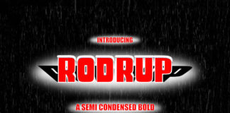 Free Rodrup Semi Bold Font