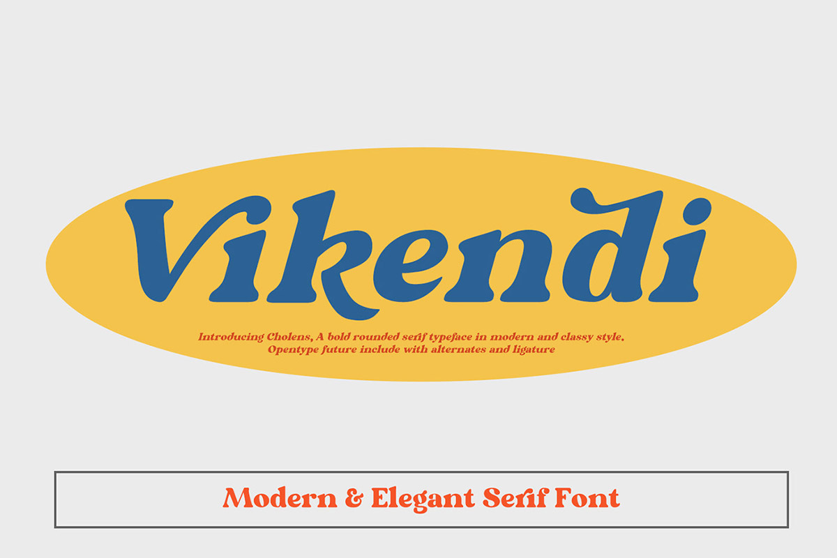 Free Vikendi Serif Font