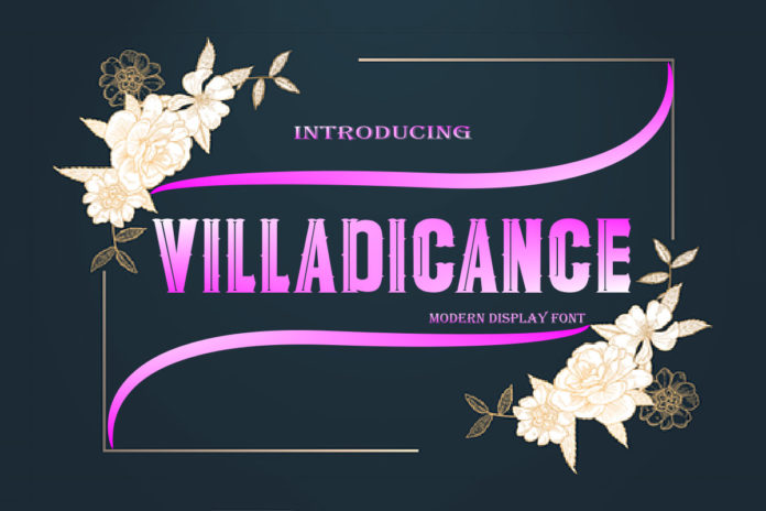 Free Villadicance Display Font