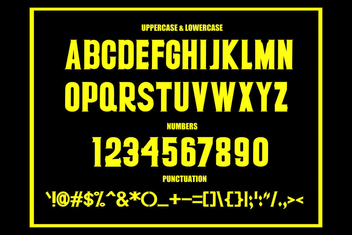 Ractor Sans Serif Font Preview 4