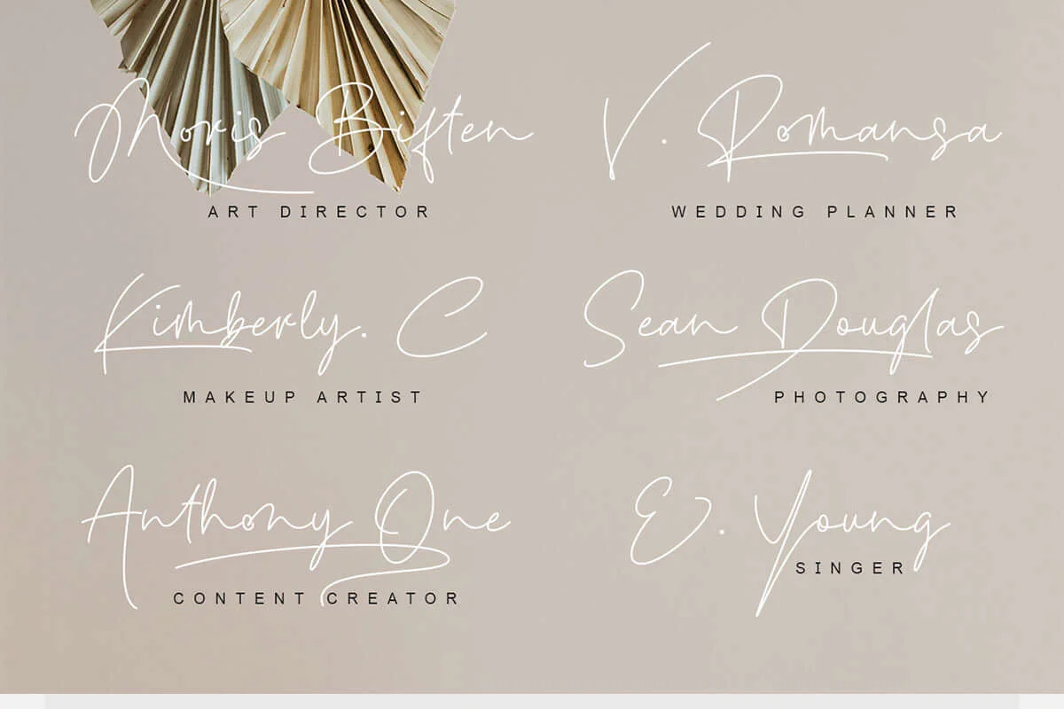 Befront Signature Font Preview 4