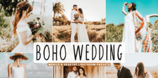 Free Boho Wedding Lightroom Presets