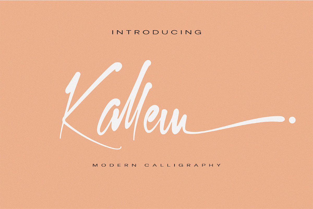 Free Kallem Calligraphy Font