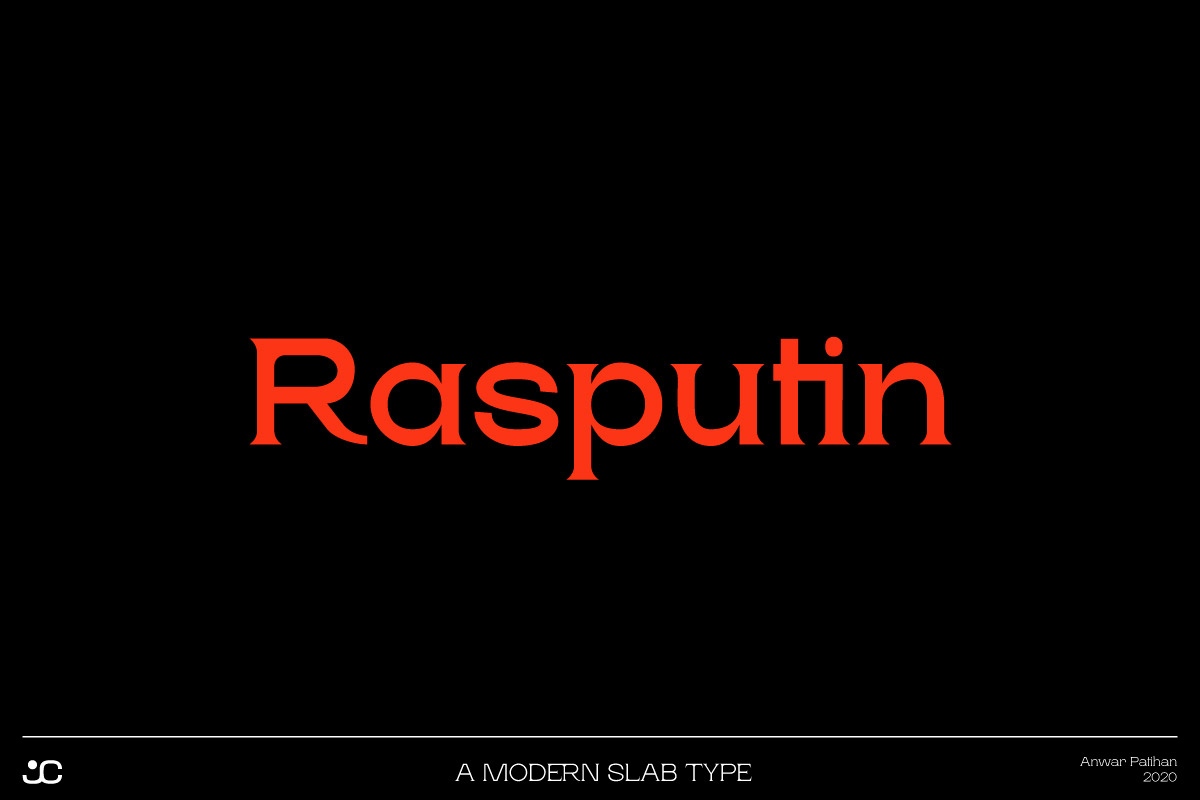 Free Rasputin Slab Serif Font