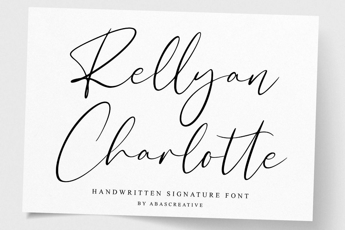 Free Rellyan Charlotte Signature Font
