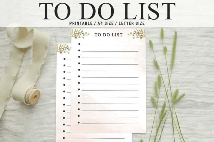Simple To Do List Printable Free Download - Creativetacos