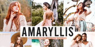 Free Amaryllis Lightroom Presets