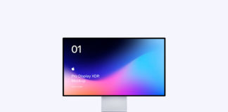 Free Apple Pro Display XDR Mockup
