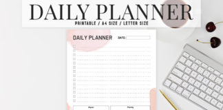 Free Colorful Daily Planner Printable V3