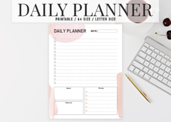 Free Colorful Daily Planner Printable V3